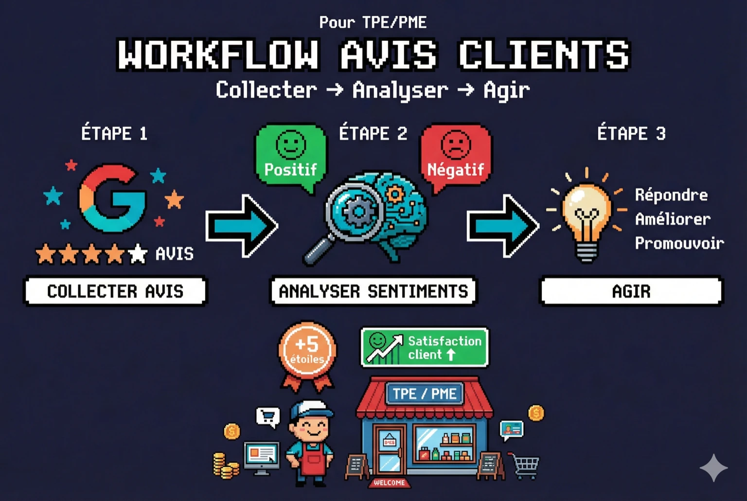 TPE/PME : Arrêtez de chercher l'idée du siècle, commencez par vos avis clients